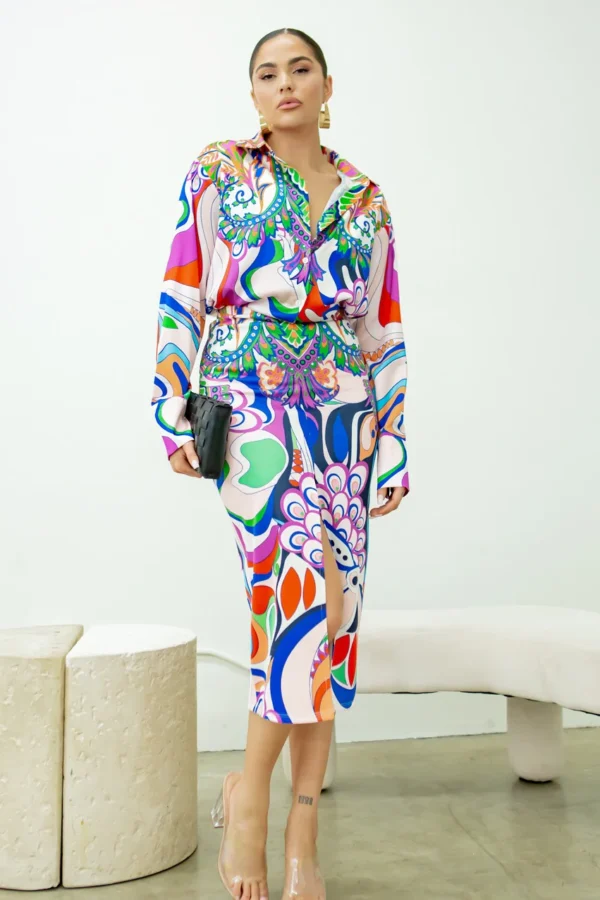 No Drama Pencil Skirt Set - Image 3