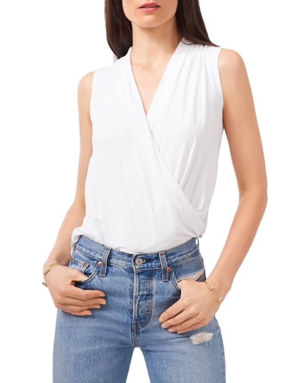 Women's Surplice Sleeveless Top